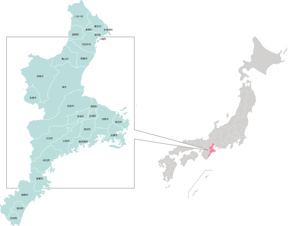 対応エリア地図